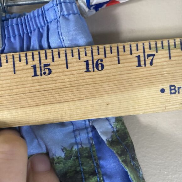 Tokyo Laundry Swim Board Lined Shorts Men W32 XL Hawaiian Tropical Floral  Beach - Picture 10 of 14